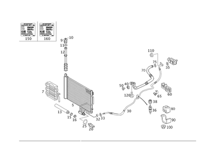 Tubería original Mercedes-Benz 112-230-34-56 Foto 1 de 2