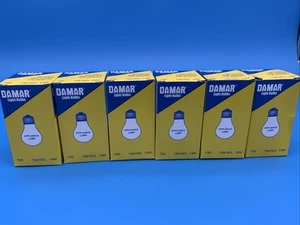 6 Pack Damar 15A15/CL Appliance Dimmable Bulb 15W 120V E26 Base Clear - Picture 1 of 8