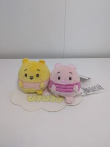 Disney Store Winnie The Pooh And Piglet Ufufy Juego de Peluche Mini 2 1/2" - Imagen 1 de 4