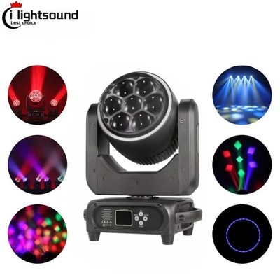 New7x40W LED Zoom Wash Beam RGBW Bee eye Moving Head Lighting For DJ Bar Concert - Image 1 of 4