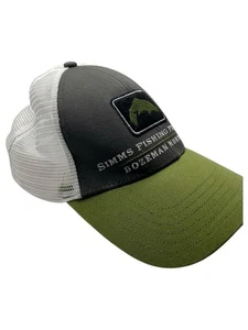 SIMMS Fishing Hat Trucker SnapBack Embroidered Bozeman Montana One Size Adult - Picture 1 of 4