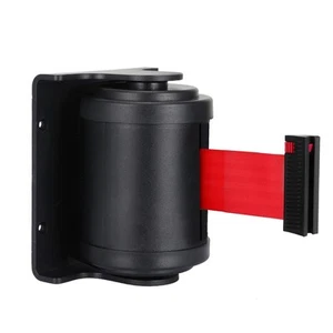 Retractable Wall Belt Barrier, Wall Mounted Crowd Control Barrier with 13 fee... - Picture 1 of 7