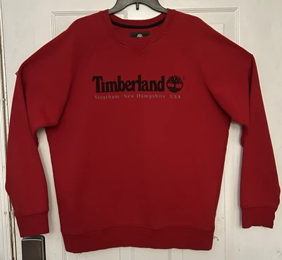 Timberland Men's Size Large Stratham New Hampshire Red Sweatshirt - Image 1 of 4