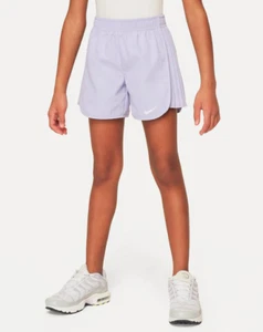 Nike Prep In Your Step Hydrangeas Girls Shorts - Purple - Picture 1 of 6