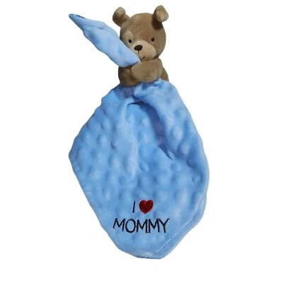 Child of Mine by Carter's Puppy Rattle Minky Dot Lovey Blankey Security Blanket - Image 1 of 4