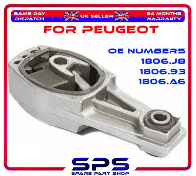 Engine Mounting Gearbox For Peugeot 2008 207 208 301 308 II 1806.A6 1806.J8 - Image 1 of 4