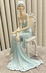 Figurine Ornament Lady on the Chair with Ballgown Broadway Belles - Picture 1 of 13