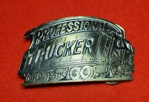 Belt Buckle Collectors VINTAGE PROFESSIONAL TRUCKER SWOOP TRUCK DRIVE RIG 🚚 - Picture 1 of 3