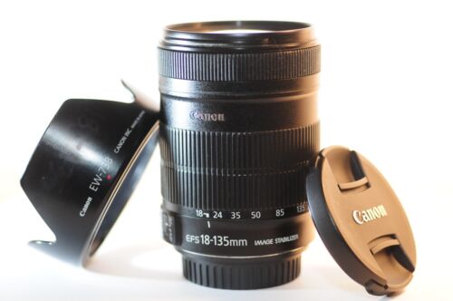 Canon EF-S 18-135mm 3.5-5.6 IS lens EW-73B for Digital EOS Rebel T8 80D 90D 70D