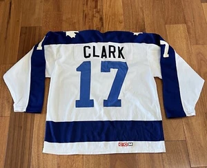 Vintage CCM Wendel Clark Toronto Maple Leafs White NHL Hockey Jersey Men’s L - Picture 1 of 7