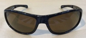 Hobie Napa Polarized Black Wrap Sunglasses Brown Lenses 64 16 120 - Picture 1 of 5