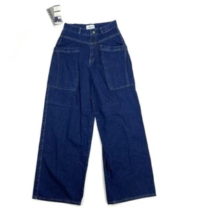 NWT Vintage 90s Calvin Klein Jeans Womens Baggy Wide Leg Skate Hip-hop 24 Inch W - Picture 1 of 5