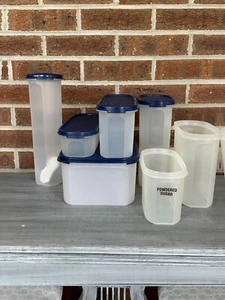 Lot 12 Tupperware Modular Mates + Lids~ Ovals~Square~ Spaghetti - Picture 1 of 8