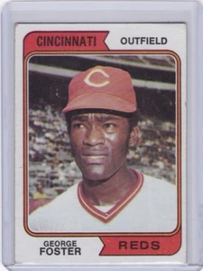 1974 Topps Baseball Card #646 George Foster Cincinnati Reds - Ex - Picture 1 of 2