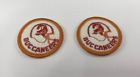 (2) Vintage 1970's NFL TAMPA BAY BUCCANEERS Iron On / Sew On Patches