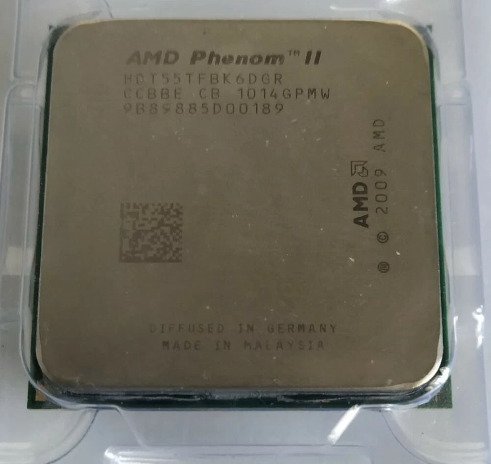 AMD Phenom X6 1055T Hexa Core procesador II 2,8  - 3,30 GHz, Socket AM3, 95W CPU - Imagen 1 de 2