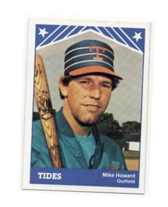TCMA Tidewater Tides 1983 Mike Howard #18 Outfield (liga menor) - Imagen 1 de 2