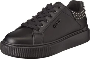Zapatillas para mujer GUESS con logotipo negras con cordones FL8H2ASMA12 - Imagen 1 de 4