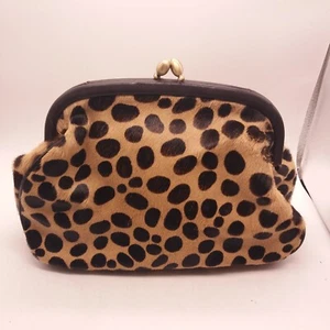 betty jackson black faux fur limited edition large purse clutch (h16) - Picture 1 of 5