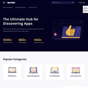 App Directory Website Design with Free VPS Web Hosting and Installation - Picture 1 of 6