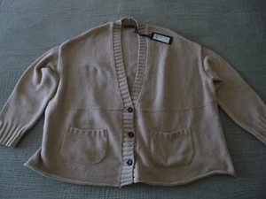 SALE! Neu mit Etikett Oska "Abod" Strickjacke/Jacke mit Tasche/Rollrand - Größe 2 14/16 UK UVP 209 £ - Bild 1 von 13