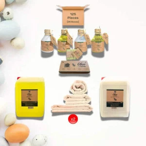 Hospitality Bundle: Olive Toiletries & Turkish Cotton Towels - Picture 1 of 7