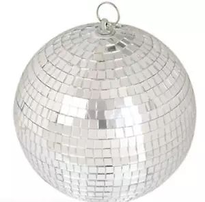 Big Mo's Toys Disco Ball - Silver Mirror Hanging Disco Ball Party Decoration ... - Picture 1 of 6