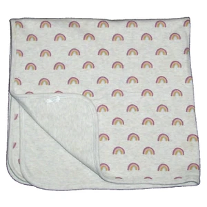 Gymboree Outlet 2018 Cotton Rainbow Baby Receiving Blanket Security Lovey - Bild 1 von 2