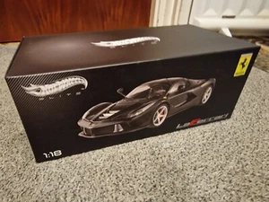 Mattel Hotwheels Elite La Ferrari modellino auto pressofuso scala 1/18 colore nero. Nuovo. - Foto 1 di 18
