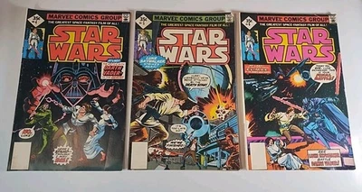Star Wars Marvel Comics VTG 1977 Lot Set Run # 4 5 6 Whitman Diamond 35 Cents - Image 1 of 4
