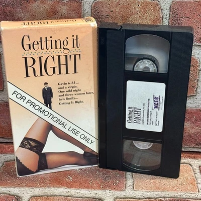 Getting It Right VHS Promo Used MEEC 1989 Jesse Birdsall Jane Horrocks Rare - Image 1 of 3