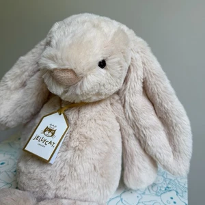 Jellycat Bashful Luxe Bunny Willow Neu mit Etikett 12 Zoll Medium Plüsch - Bild 1 von 9