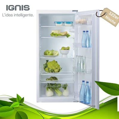 Ignis  Einbau-Kühlschrank ohne Gefrierfach Schlepptür 122er Nische 193 Liter LED - Bild 1 von 4