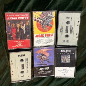 Judas Priest – 6 Cassette Lot – Original 70s–80s First Editions Only - Picture 1 of 7