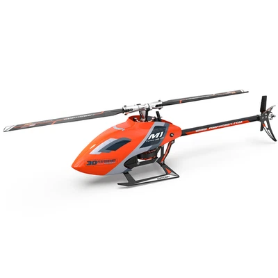 Helicóptero OMPHOBBY M1 EVO RC para adultos (Protocolo OMPHOBBY versión BNF, naranja) Foto 1 de 4