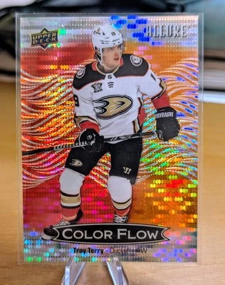 Troy Terry2024-25 UD Allure Color Flow Red Orange Spectrum /150 #CFL-57 - NM - Image 1 of 2