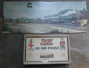 Great Western Railway Chad Valley Jigsaw Puzzle Freight Train Railwayana - Picture 1 of 18