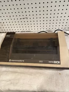 Commodore 64 MPS 801 stampante vintage dot matrix si accende riparazione ricambi - Foto 1 di 9
