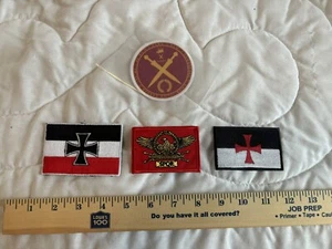 VIER AUFNÄHER PATCHES - DEUTSCHE & RÖMISCHE THEMEN - Bild 1 von 1