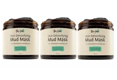 3x OLA LOKO SKIN DETOXIFYING MUD MASK FOR FACE BODY 250ml BOXED CRUELTY FREE - Image 1 of 4