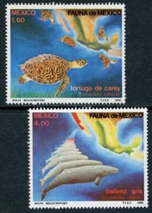 Mexico: 1982 Migratory Marine Life (1281-1282) MNH - Picture 1 of 1