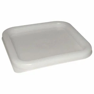 Tapa cuadrada para contenedor de almacenamiento de alimentos Vogue en policarbonato blanco - pequeña - Imagen 1 de 1