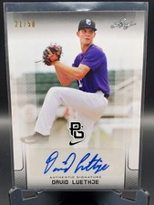 2017 Leaf Perfect Game National Showcase David Luethje Auto #/50