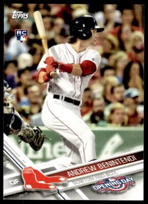 2017 Topps Opening Day Andrew Benintendi Rookie R53 Boston Red Sox #58 - Image 1 of 2