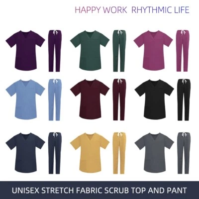 Women men Scrubs Uniforms Nurse Accessories Hospital Medical Doctor Nurse Suits - Image 1 of 4