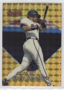 1996 Bowman's Best Atomic Refractor Fred McGriff #61 HOF