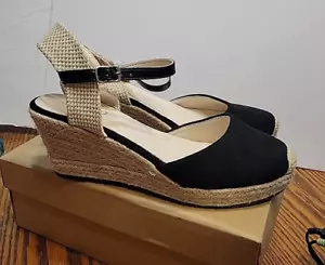 new Wedge Sandals For Women Size 9 Closed Toe BAYQ New in box - Picture 1 of 8