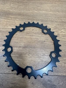 34T x 110BCD MTB/Road Chainring- NEW/NOS Black - Picture 1 of 5