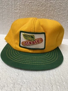 Vtg swingster trucker hat cap dekalb corn patch feed farm USA 80s Snapback NOS - Picture 1 of 6