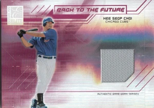 2004 Donruss Elite Back to the Future Red HEE SEOP CHOI Jersey /200 Cubs - Picture 1 of 2